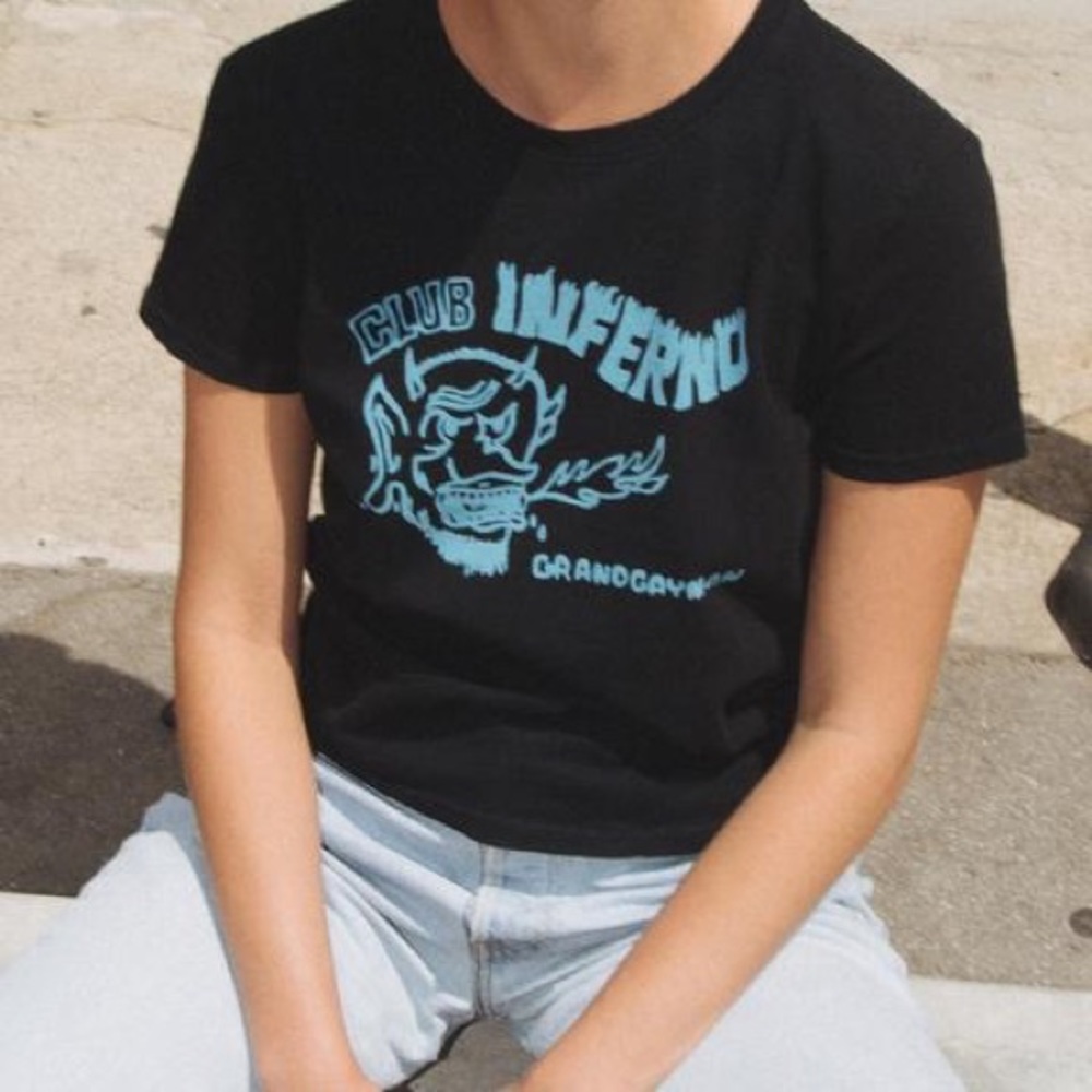 brandy melville club inferno top